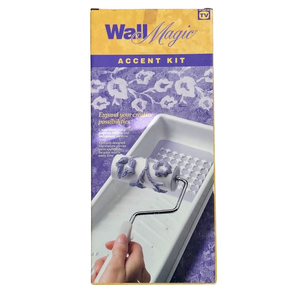 Wall Magic Accent Kit Ivy Vine Pattern Roller Painting Wallpaper Texture Trim